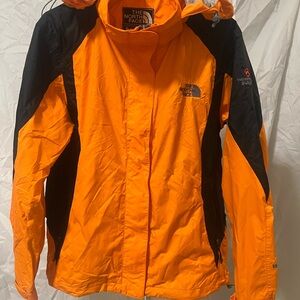 The North Face Women’s Jacket- Orange/black